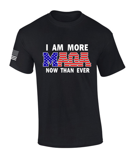 Trenz Shirt Company Mens Trump Tshirt MAGA AF Short Sleeve T-shirt